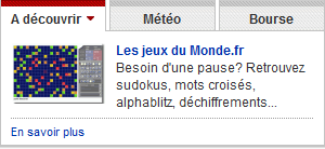 Le Monde tabbed box design example