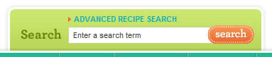 Martha Stewart search box design example