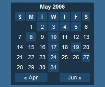 Revolução Etc calendar design example