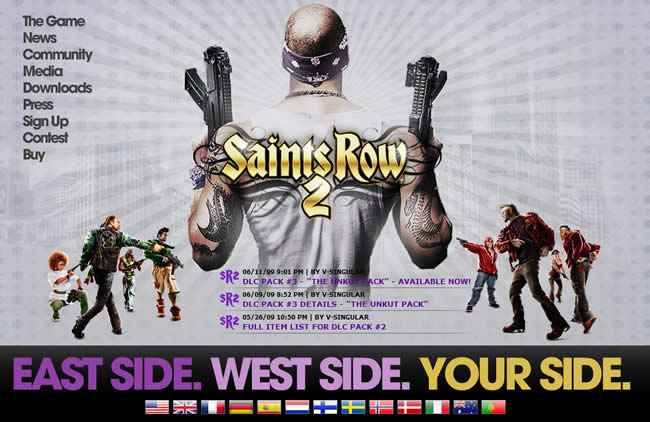 Saints Row 2 mini shopping cart design example