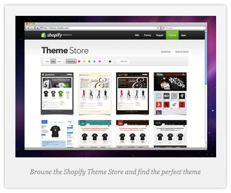 Shopify image border design example