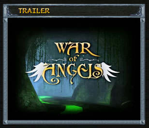 War of Angels image border design example