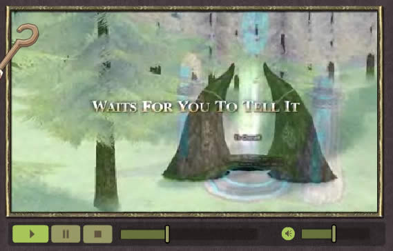 Mabinogi web video player design example