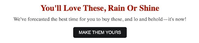 The Old Farmer's Almanac abandoned cart email copywriting