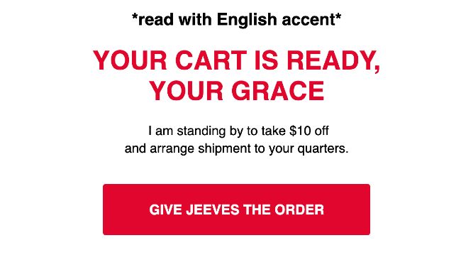 Shinesty abandoned cart email copywriting